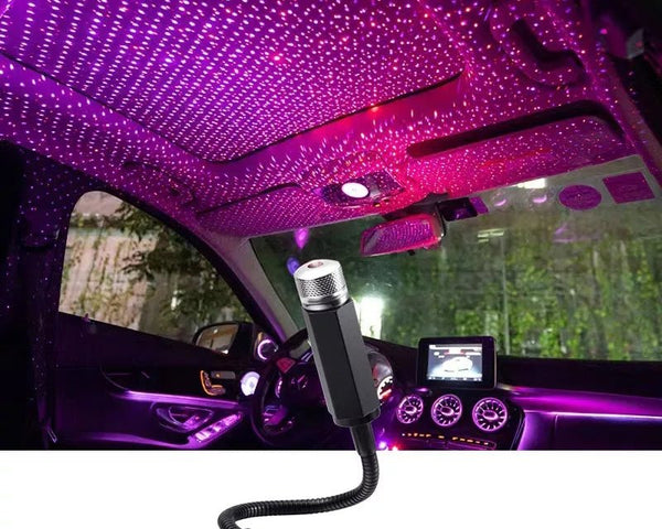 LED Galaxy Star Projector USB Light – Starry Night Sky Laser Ambient Light for Car & Home