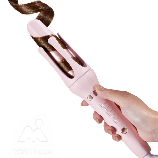 Automatic Curling Iron – One-Click Rotating Hair Curler with Ceramic Barrel, 5 Heat Settings (300℉–410℉) | Anti-Tangle, Anti-Scald & Frizz-Free Styling Tool