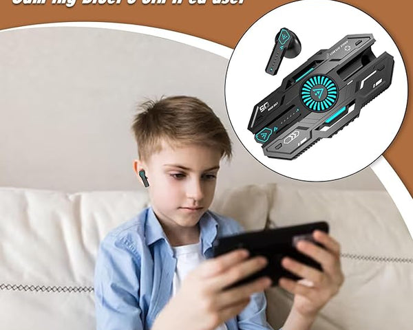 CYXG™ Wireless 5.49 Gaming Earbuds – Dual Sound Mode Bluetooth Headset with LED Charging Case