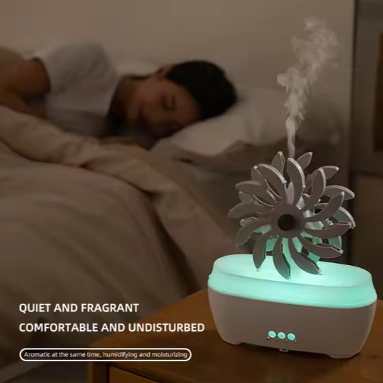 Compact Essential Oil Diffuser & Cool Mist Humidifier – Portable Aromatherapy Device