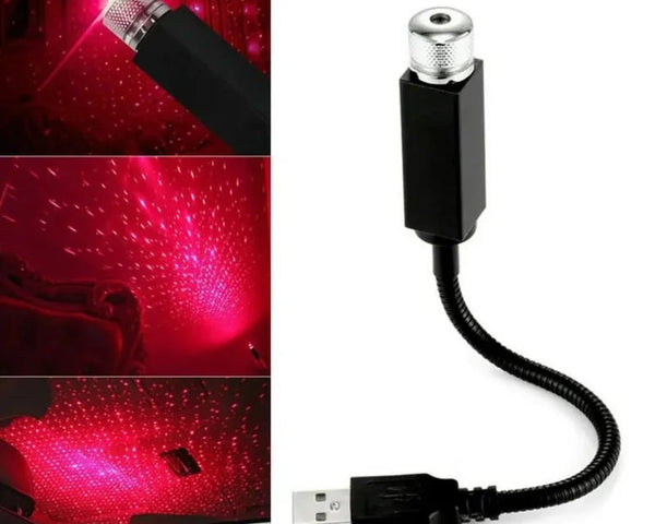 LED Galaxy Star Projector USB Light – Starry Night Sky Laser Ambient Light for Car & Home