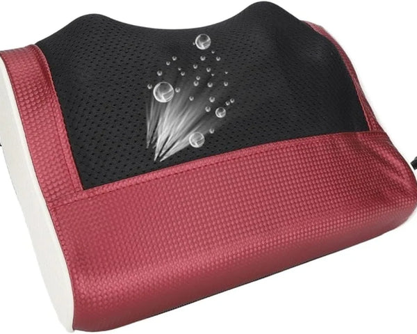 Electric Massage Pillow with Speed Control – Full Body Relaxation Massager for Neck, Waist & Abdomen | PU Leather, Plug-In Design, No Batteries Needed