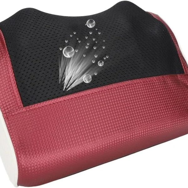 Electric Massage Pillow with Speed Control – Full Body Relaxation Massager for Neck, Waist & Abdomen | PU Leather, Plug-In Design, No Batteries Needed