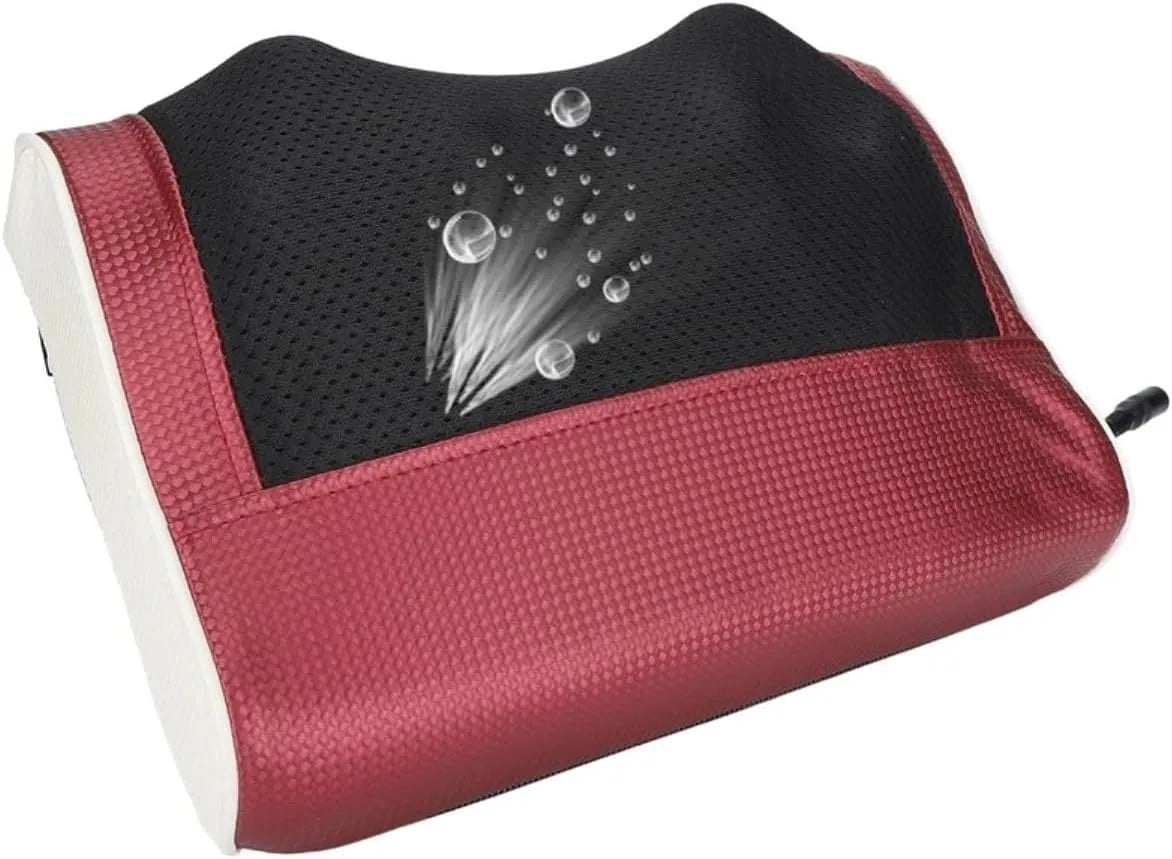 Electric Massage Pillow with Speed Control – Full Body Relaxation Massager for Neck, Waist & Abdomen | PU Leather, Plug-In Design, No Batteries Needed