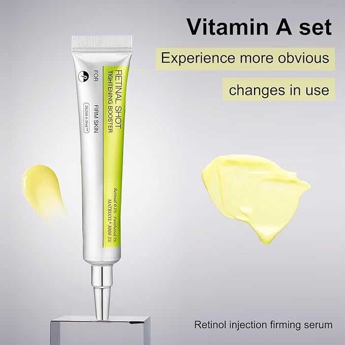 Retinol Shot Tightening Booster Serum – Anti-Aging Face Cream for Firming