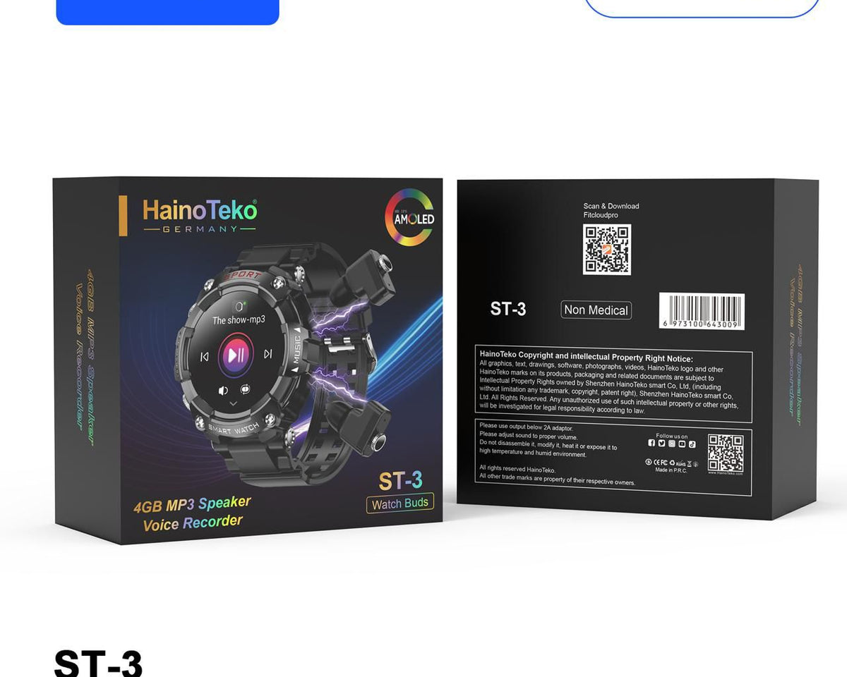 Haino Teko ST-3 Smart Watch Buds