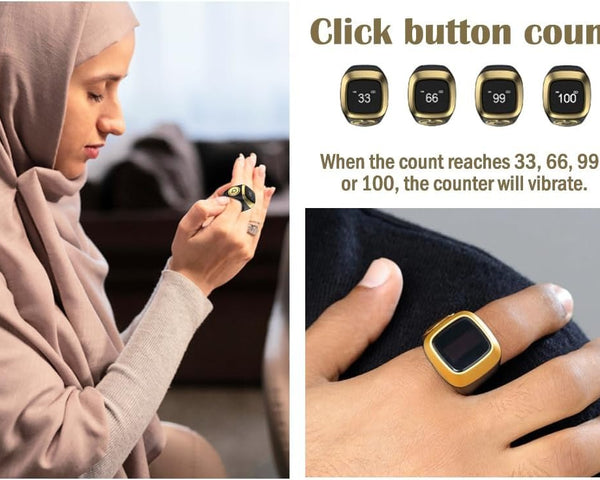 Anlising Smart Zikr Ring Counter – Bluetooth Tasbih Ring