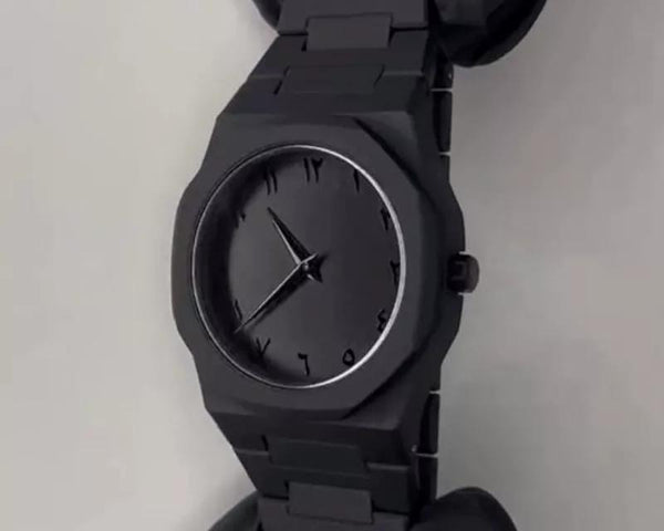 Arabic Aura Watch – All Black Edition