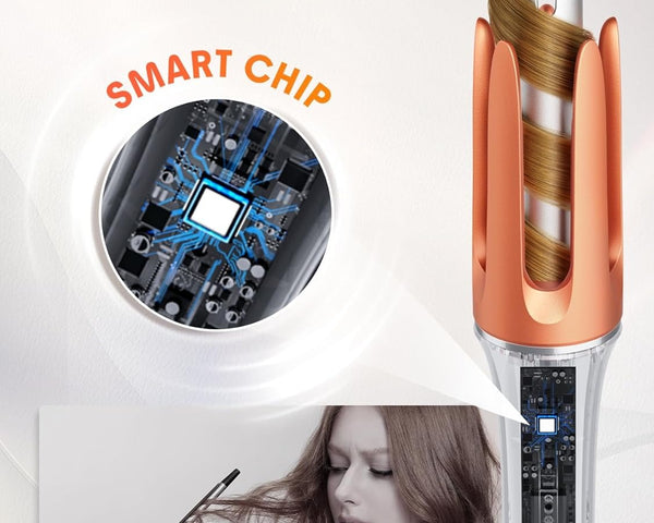 Automatic Curling Iron – Fast Heating One-Button Rotating Hair Curler