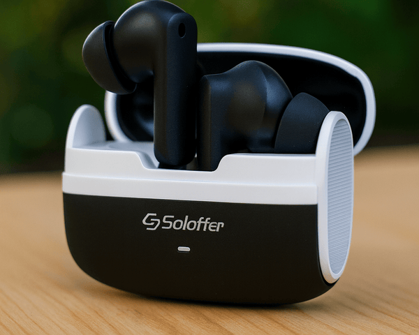 Solo™ True Wireless Stereo Earbuds – Bluetooth 5.3 Hi-Fi Sound with Deep Bass & Long Battery Life