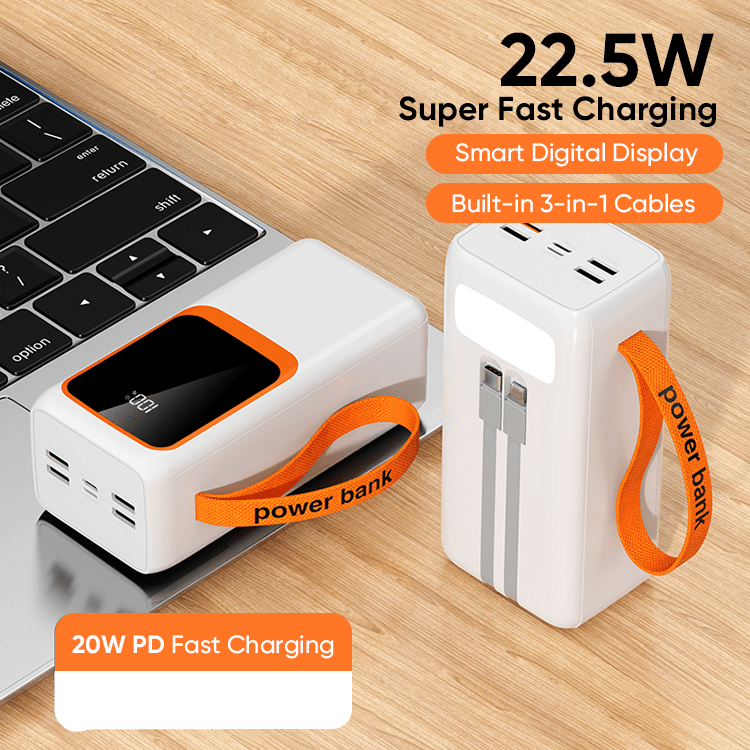 Micro Speed™ 30,000mAh Power Bank – 22.5W Super Fast Charging with LED Display & 7 Outputs