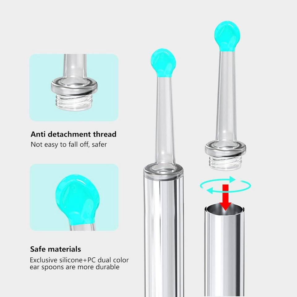 Waterproof Ear Wax Removal Cleaner Kit with 3264P HD Camera – 360° View