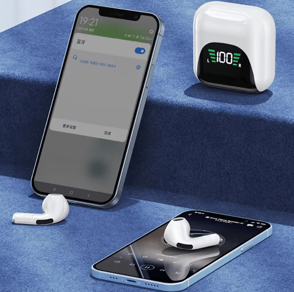 Hi-Fi Stereo Sound Wireless Earbuds X50 – Bluetooth 5.0 Earphones with LED Display