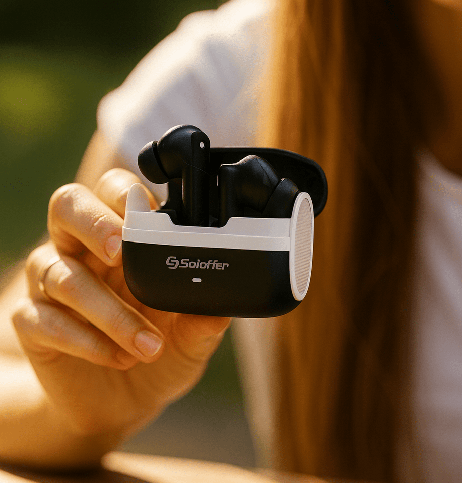 Solo™ True Wireless Stereo Earbuds – Bluetooth 5.3 Hi-Fi Sound with Deep Bass & Long Battery Life
