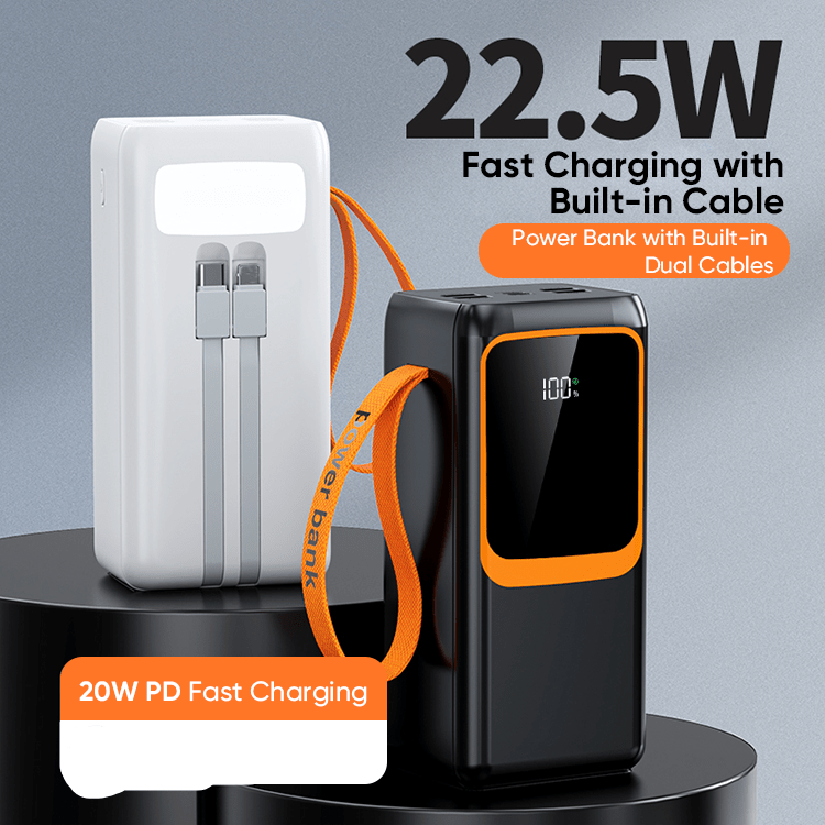 Micro Speed™ 30,000mAh Power Bank – 22.5W Super Fast Charging with LED Display & 7 Outputs