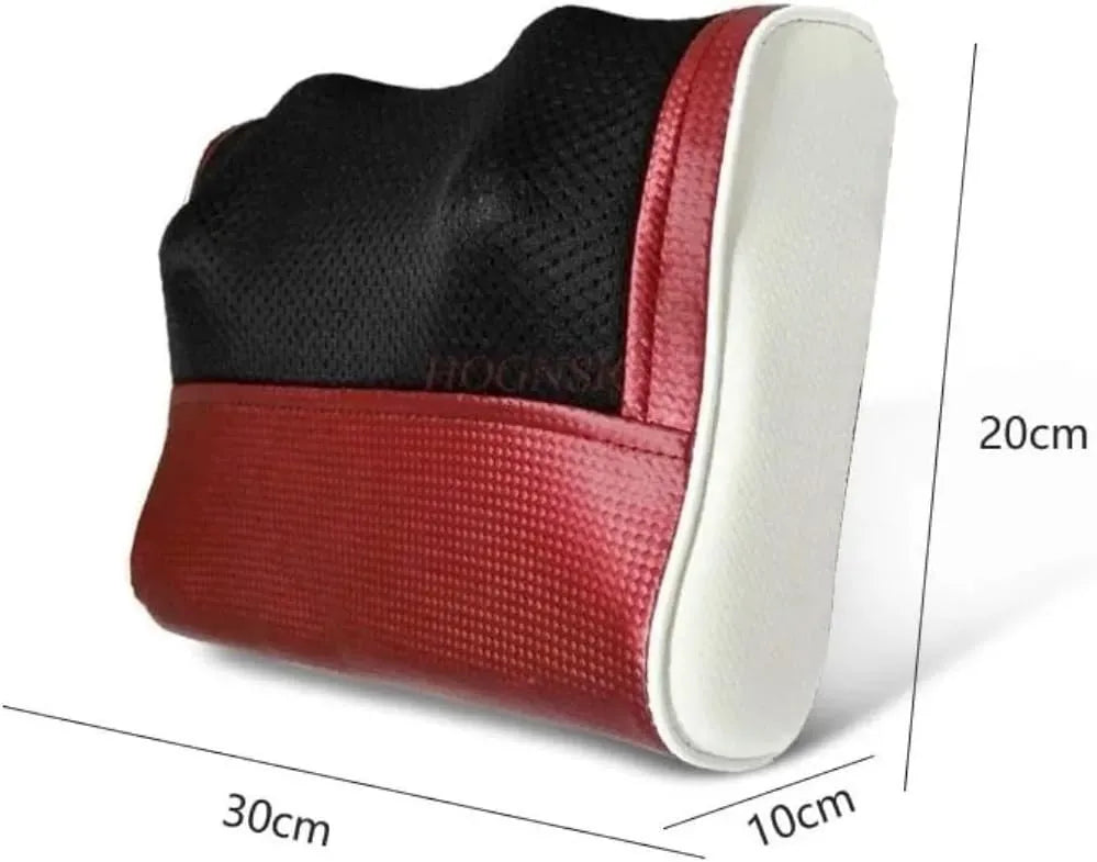 Electric Massage Pillow with Speed Control – Full Body Relaxation Massager for Neck, Waist & Abdomen | PU Leather, Plug-In Design, No Batteries Needed