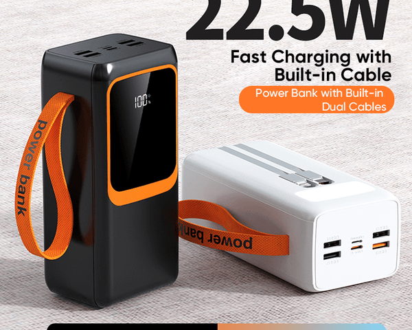 Micro Speed™ 30,000mAh Power Bank – 22.5W Super Fast Charging with LED Display & 7 Outputs