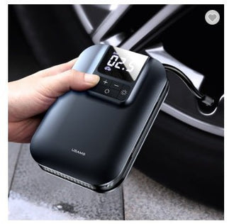 Hoco S53 Portable Smart Air Pump – 10,000mAh Rechargeable Tire Inflator & Car Jump Starter