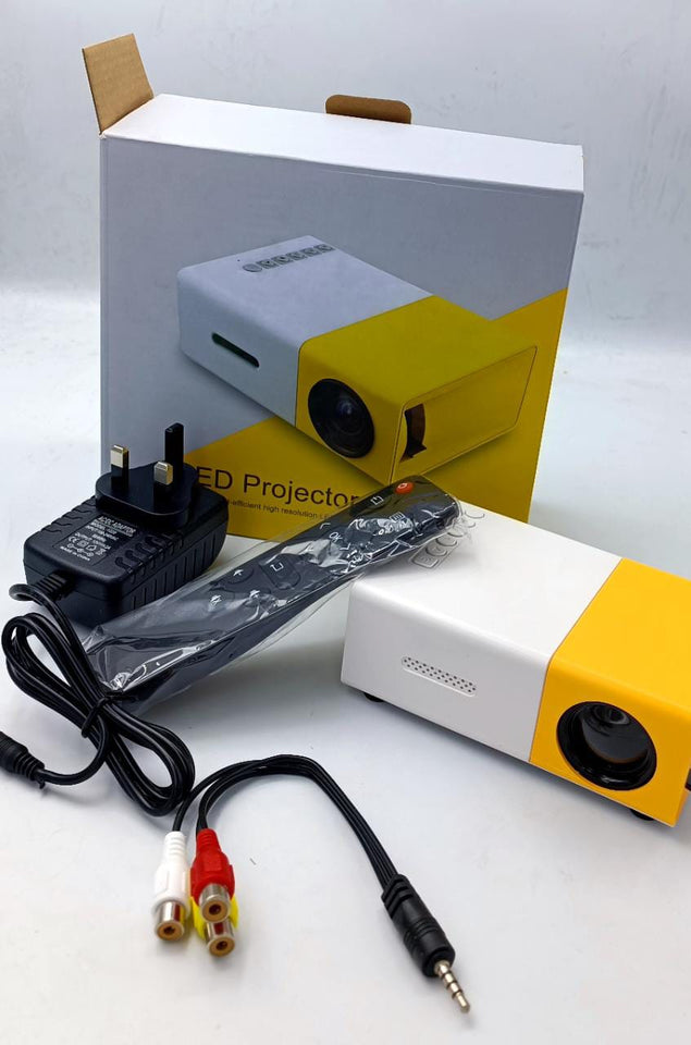 YG-300 Mini Projector – Android 9.0, 120" Display